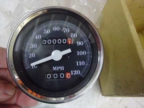 Vintage HARLEY DAVIDSON FX 70'S Rpl 67020-73 120+ MPH Speedometer