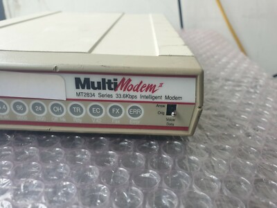 MULTITECH MT2834 MT2834BL 33,6 KBPS INTELLIGENTES MODEM MIT EIA RS232C KABEL ...