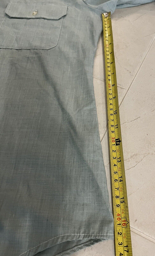 1980s US Army Issue Military Shirt Mens Long Sleeve Button Down Size 15x32 - Picture 6 of 7