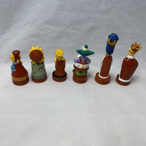 2002 The Simpsons 3D Red Chess Figures / Replacement Pieces / Cake Toppers -Bart - Picture 6 of 12
