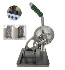 Button Maker Machine Hand Press Grommet Hole Punch Machine w/3600Pcs Buttonholes