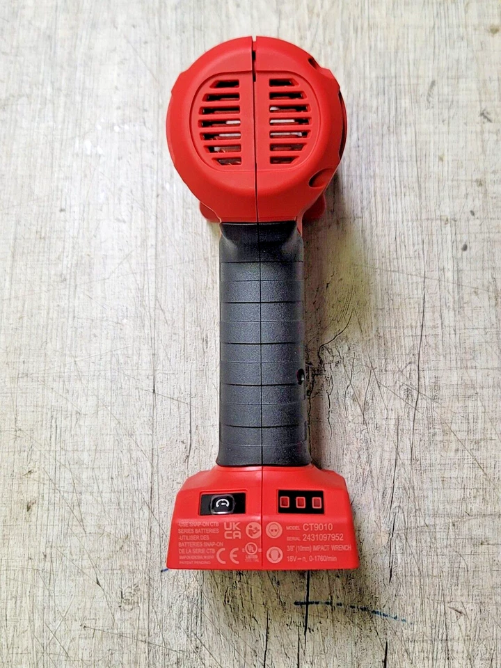 New Snap-on CT9010 18V 3/8" Drive Brushless Impact Wrench Repair Fix Housing RED - Image 2 of 4