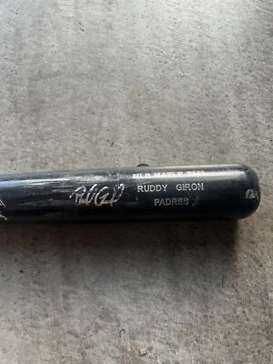Ruddy Giron Game Used Cracked Baseball Bat San Diego Padres MLB - Image 1 of 4