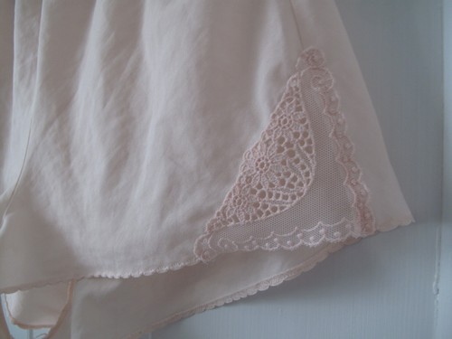 Vintage M&S French knickers pale pink UK 10 - Picture 7 of 8