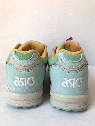 Raro Asics Gel Saga Atmos Lily Marrón Azul Magenta Rosa Gris TH416Q-6619 Talla 9 - Imagen 3 de 11