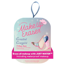 Original MakeUp Eraser Coastal Cowgirl Western 7 Day Cloths, Laundry Bag  NWB