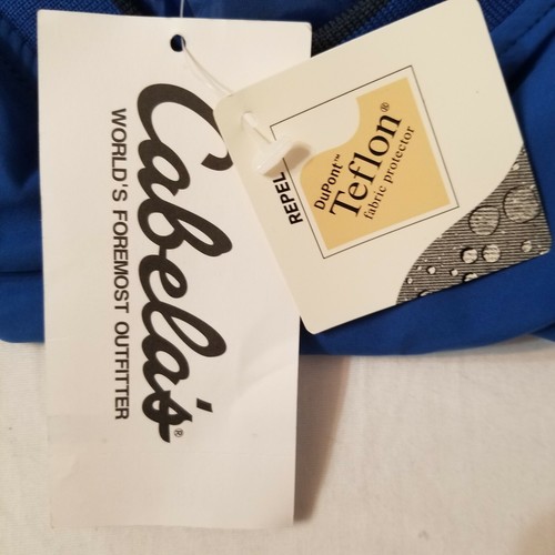 Cabelas For Kids Pullover Jacket Embroidered Windcrest Logo Coastal Blue XL -NWT - Picture 5 of 5