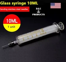 Glass Syringe 10ml With Metal Needle Special Welding Oil Container High Quality 