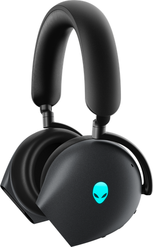 AlienWare Tri-Mode Wireless Gaming Headset AW920H, Dark side of the moon, Black - 第 4/5 張圖片