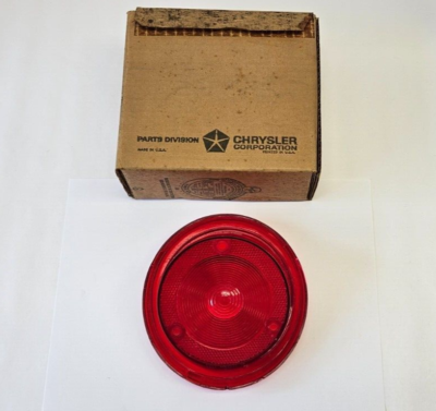 1963 Dodge Dart Right Passenger Side Tail Light Lamp Lens 2243080