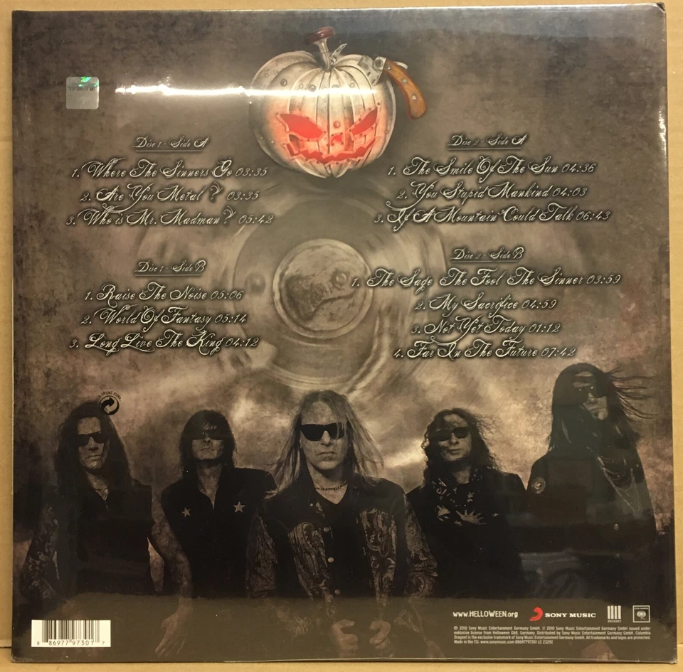 HELLOWEEN - 7 SINNERS (2010) NEW 2LP MADE IN EUROPE - Image 2 of 2