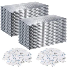 Garage Door Insulation Set Double Bubble Insulation Panels Reflective Aluminu...