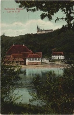 Old postcard postcard castle Banz GERMANY (1108851)