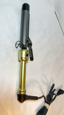 Hot Tools Pro Artist  Gold Curling Iron | Long Lasting, Defined Curls