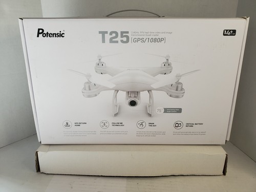 Potensic T25 GPS Drone With HD WiFi 1080PCamera LED Lithium Battery NIB