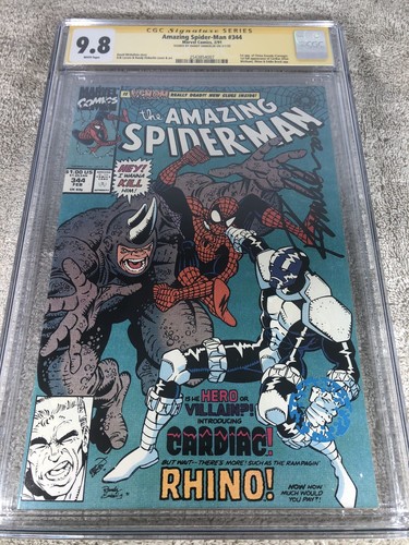 Amazing Spider Man 344 CGC SS 9.8 Emberlin 2/1991 1st Carnage - Picture 2 of 6