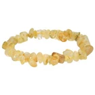 Citrine Sliver Bracelet Gemstone Bracelet Stone Bracelet Healing Stone Stretchy