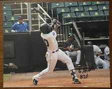 Guillermo Heredia SIGNED Jackson Generals 8x10 color photo - ATLANTA BRAVES