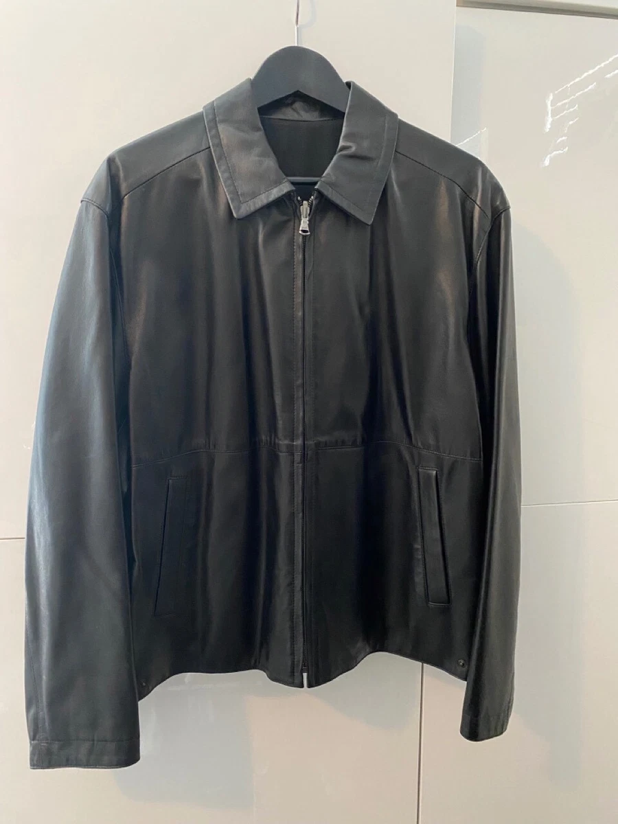 Bruno magli outlet leather jacket