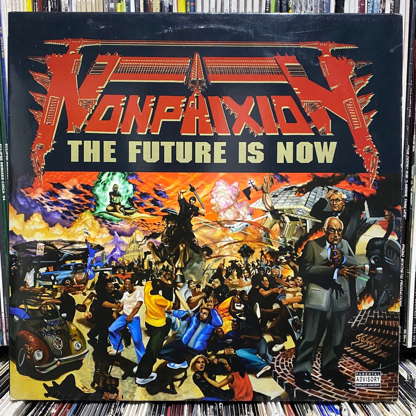 NON PHIXION - THE FUTURE IS NOW (VINYL 2LP)  2002!!  RARE!!  ILL BILL + NECRO!!!