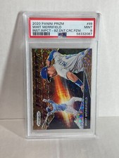 2020 Prizm WHIT MERRIFIELD Kansas City Royals BRONZE DONUT CIRCLES  /25 psa 9