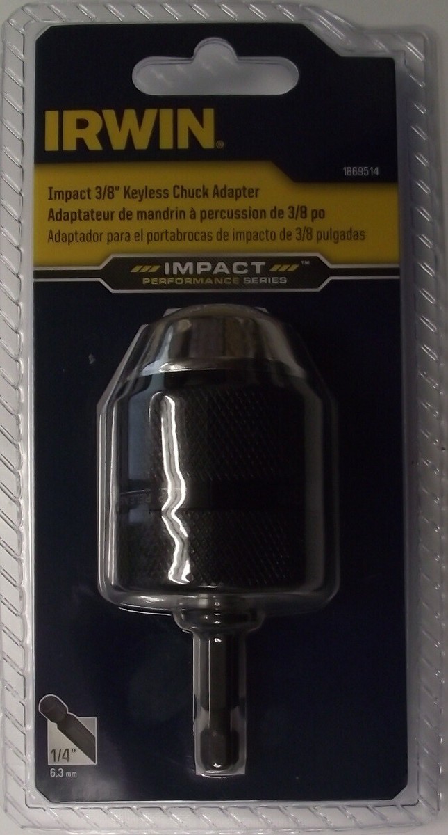 IRWIN Tools 1869514 Impact 1/4-Inch Hex to 3/8-Inch Standard