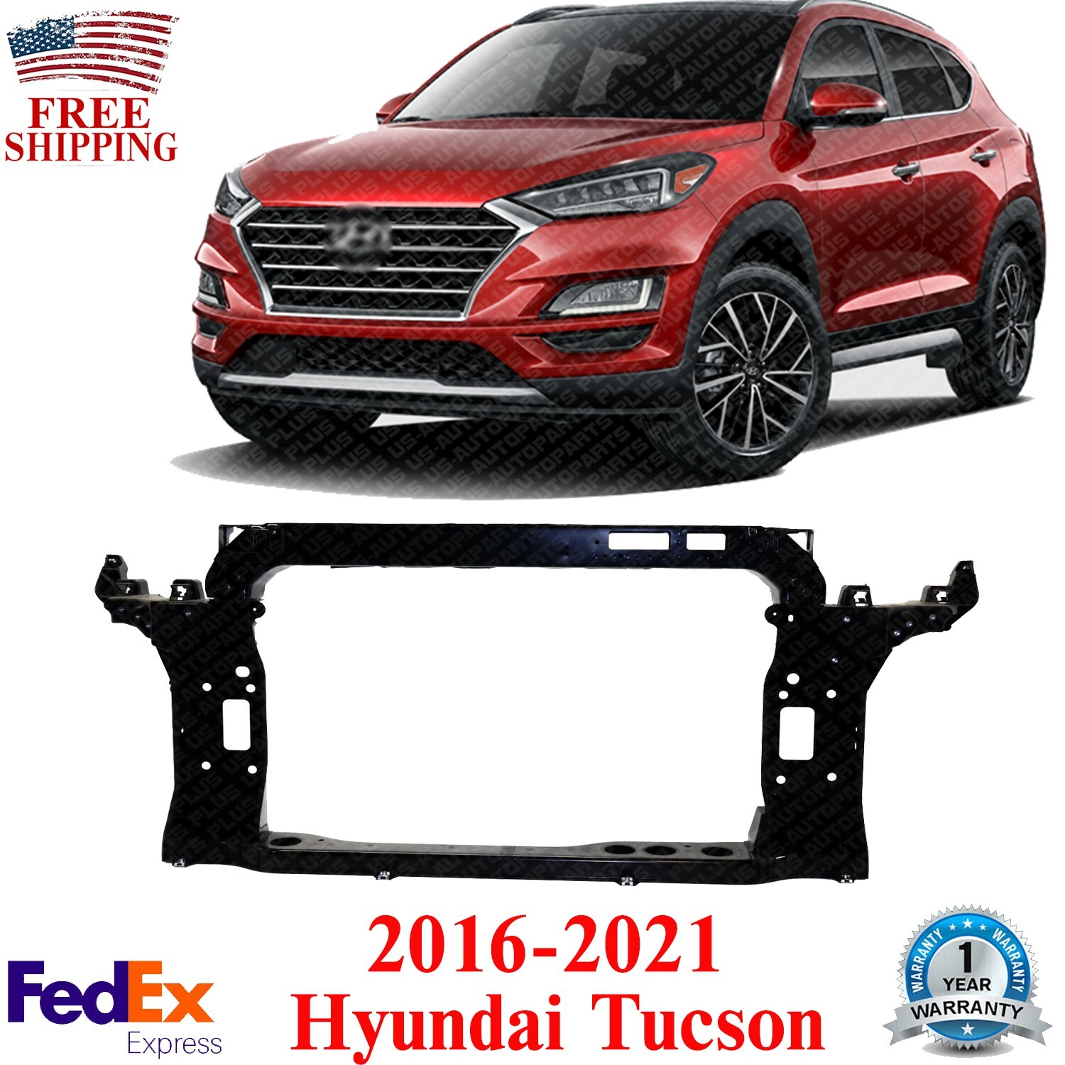 NEW Coolant Reservoir Fits 2016-2021 Hyundai Tucson 25431D3600 - View #6