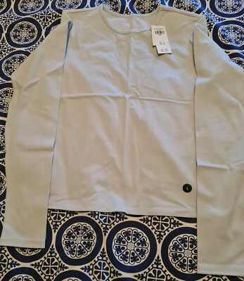 Hollister Baby Tee Size L Womens Light blue Long Sleeve