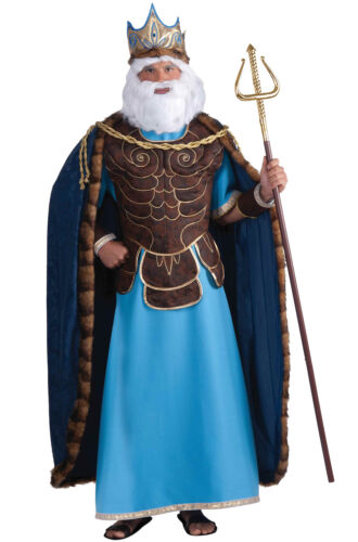 King Neptune God of Sea Greek Mythology Adult Costume - Picture 1 of 1