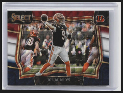 JOE BURROW 2022 Panini Select FIELD LEVEL TRI-COLOR PRIZM 53/75 Bengals #446