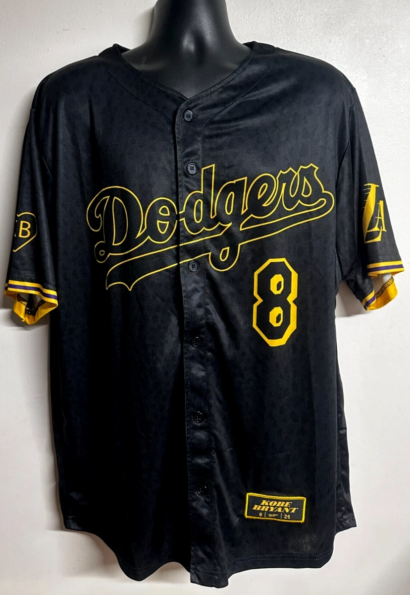Los Angeles Dodgers #8/#24 KOBE BRYANT Baseball Jersey Men's SZ