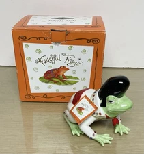 Westland Giftware -Fanciful Frogs KING CROAK - NM/MIB
