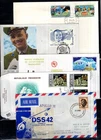 // RWANDA, AUSTRALIA, TAAF, AITUTAKI 1969 - 5 FDC - SPACE