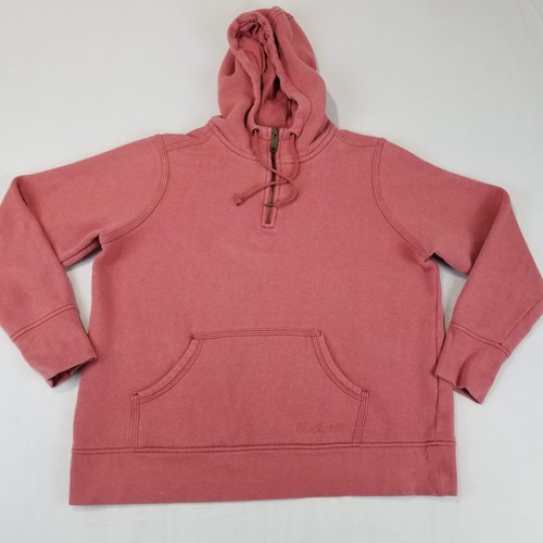 Carhartt Hoodie Youth XL Pink Half Zip Pullover Kangaroo Pocket Embroidered Logo - Picture 12 of 12