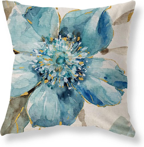 Juego 4 Fundas 18x18 Para Cojines Floral Multicolor Decorativo Forros De Almohadas - Imagen 2 de 7