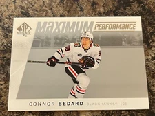 2024-25 SP Authentic Maximum Performance Connor Bedard #MP-19