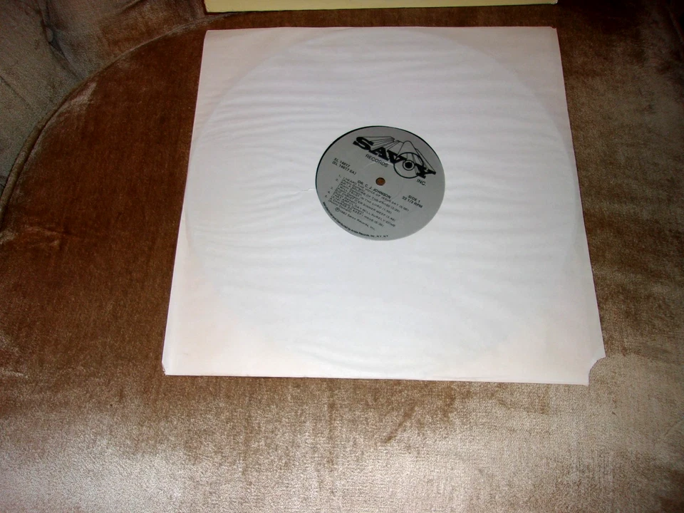 DR. C.J. JOHNSON *Father, I Stretch My Hand To Thee* 1982 GOSPEL LP SAVOY PROMO Foto 2 de 3