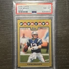 2008 Topps TOM BRADY #3 Gold #0446/2008 PSA 8 New England Patriots!