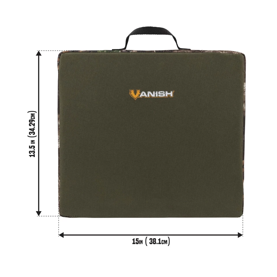 Cojín de asiento Allen Company Vanish - Almohadilla de espuma para silla de caza y exterior - Mossy... Foto 2 de 4