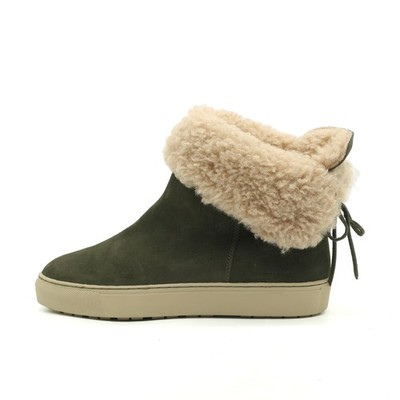 Cougar Damen Winter Boots Oliv Wildleder Rutschfest Stiefeletten EU 41