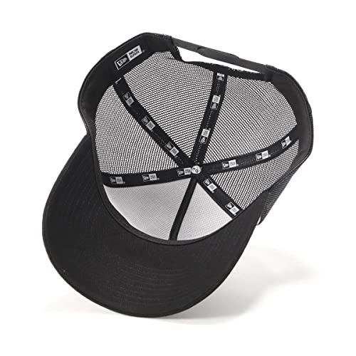 New Era] Mesh Cap 9FORTY A-Frame Trucker White/Black FREE