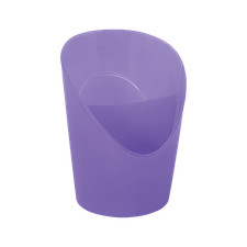 Pot à crayons - Violet - 2 compartiments - Plastique - 12,5x9cm - Esselte