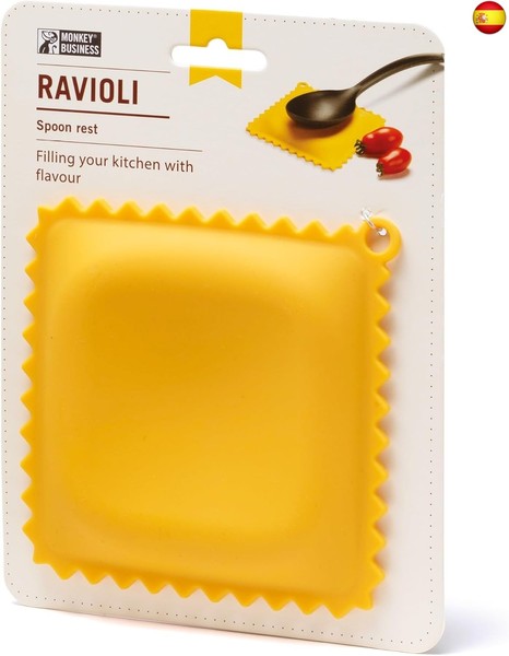 Monkey Business Cuchara con Forma de Ravioli | Cuchara de Cocina | Accesorios