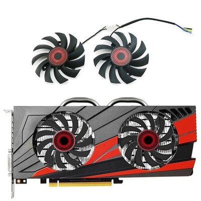 For GTX950 960 1060 660 750Ti 760 770 RX560 Graphics Card 75mm Cooling Fan *mz