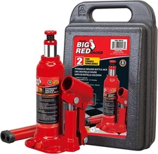 Hydraulic Bottle Jack Alloy Steel 2 Ton with Carrying Case for Car, Industrial