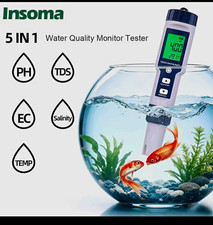 5 In 1 Digital Water Quality Tester Pen PH TDS EC Meter Pen with Backlight WWW