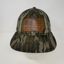 Leupold Leather Patch Tiger Stripe Camo Trucker Hat Mens Snapback Richardson 112