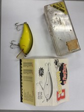 Leurre De Pêche Vintage Bagley's Kill'r B2 - Crankbait En Bois, Couleur Tru-Life CRAW, Excellent état