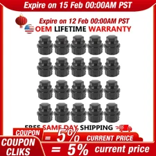 NEW 20PCS Black Plastic Wheel Lug Nut Caps Replace Kits For GM 9593028 9593228