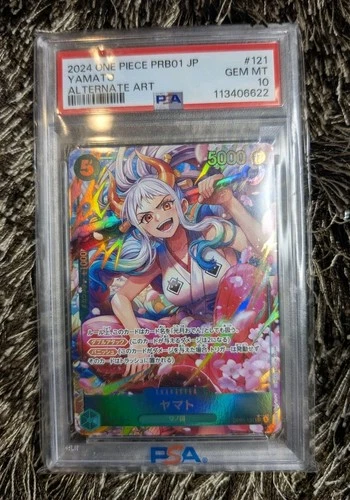 PSA 10 Yamato OP01-121 SEC PRB-01 Alt Art One Piece Card Japanese 2024